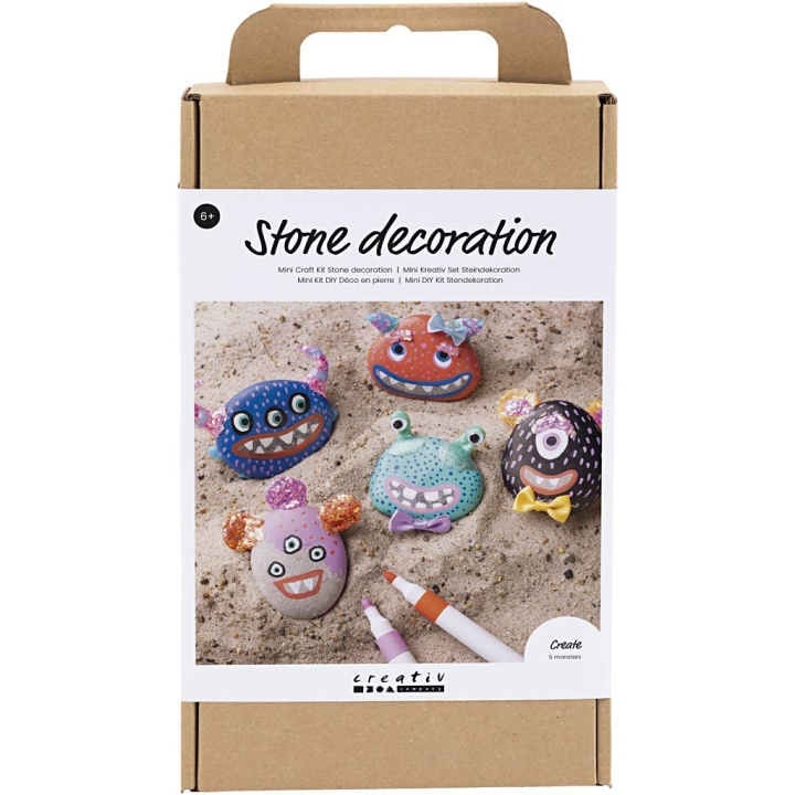 DIY Kit Craft Kit - Stendekoration - Monster (977677) i gruppen LEGETØJ, BØRN & BABY / Legetøj / Hobbyartikler hos TP E-commerce Nordic AB (D31302)