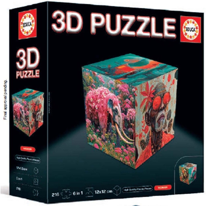 Educa 3D-puslespil Cube Wonder (80-20334) i gruppen LEGETØJ, BØRN & BABY / Legetøj / børns puslespil hos TP E-commerce Nordic AB (D31321)