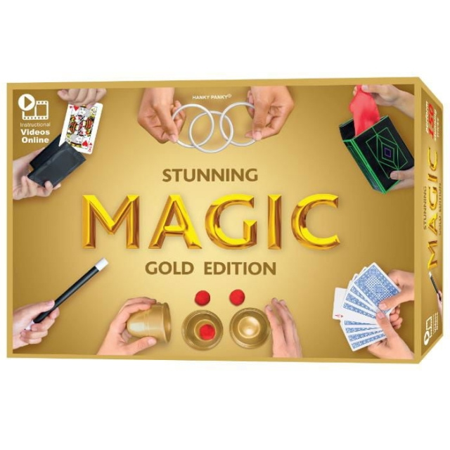 Hanky Panky Toys Stunning Magic - Gold Edition 150 tricks (29040) i gruppen LEGETØJ, BØRN & BABY / Spil / Brætspil hos TP E-commerce Nordic AB (D31350)