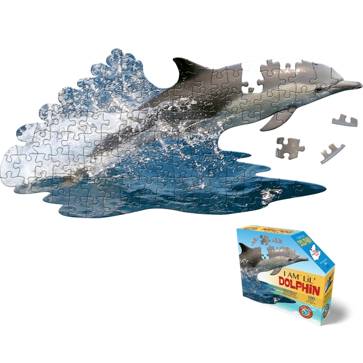 Madd Capp I Am LiL\' Dolphin 100 pcs Puzzle (105200) i gruppen SPORT, FRITID & HOBBY / Hobby / Puslespil hos TP E-commerce Nordic AB (D31364)
