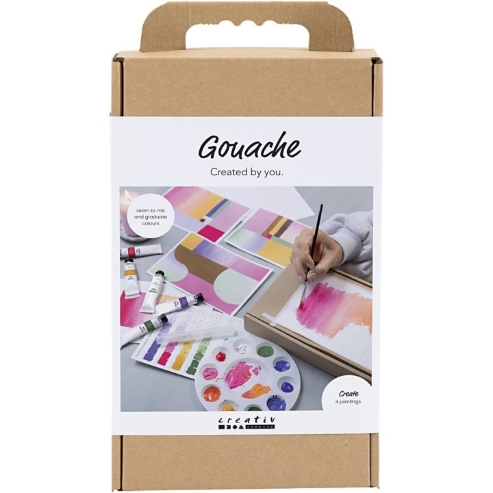 Craft Kit Gouache - Malerier - assorterede farver (977851) i gruppen LEGETØJ, BØRN & BABY / Legetøj / Hobbyartikler hos TP E-commerce Nordic AB (D31397)