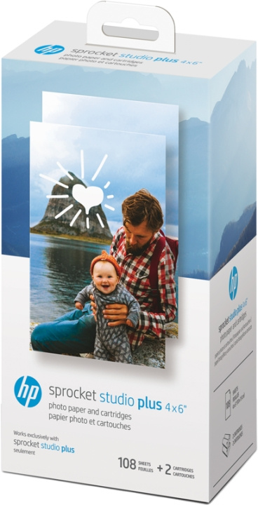HP Sprocket Studio Plus Cartridge 108-pack (HPIS4X6C108) i gruppen COMPUTERTILBEHØR / Printere og tilbehør / Printere / 3D-printere og tilbehør / Skrivare hos TP E-commerce Nordic AB (D31453)
