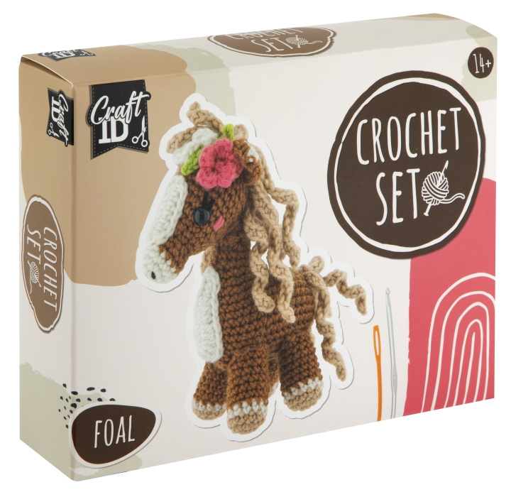 Craft ID Hæklekit Føllet (CR1715) i gruppen LEGETØJ, BØRN & BABY / Legetøj / Hobbyartikler hos TP E-commerce Nordic AB (D31463)