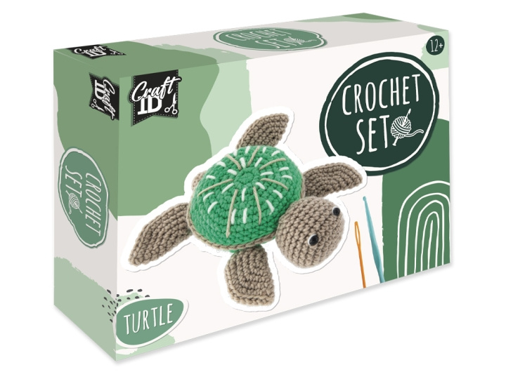 Craft ID Hæklekit, skildpadde, 14,5x4x16 cm - (K-CR1706/GE) i gruppen LEGETØJ, BØRN & BABY / Legetøj / Hobbyartikler hos TP E-commerce Nordic AB (D31468)