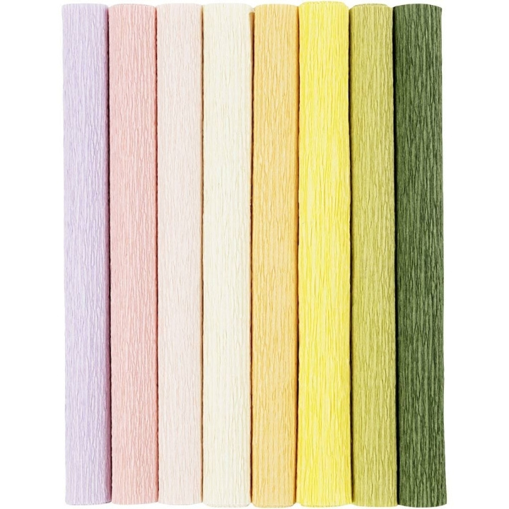 Creative Toys Kreppapir - pastelfarver (209001) i gruppen LEGETØJ, BØRN & BABY / Legetøj / Hobbyartikler hos TP E-commerce Nordic AB (D31491)