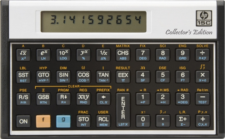 HP 15C Collectors Edition finansiel lommeregner i gruppen SPORT, FRITID & HOBBY / Sjove gadgets / Smarte løsninger hos TP E-commerce Nordic AB (D31534)