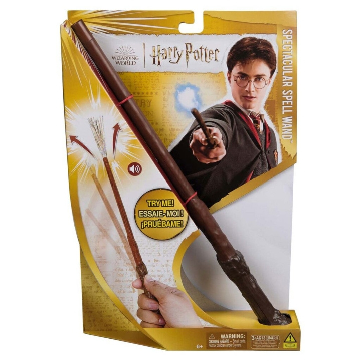 Harry Potter Spectacular Spell Wand (6071774) i gruppen SPORT, FRITID & HOBBY / Sjove gadgets / Samlergenstande hos TP E-commerce Nordic AB (D31557)