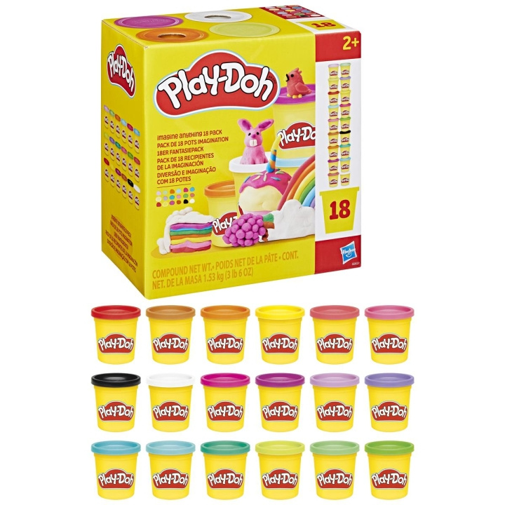 PLAY-DOH Imagine Anything 18 Pack i gruppen LEGETØJ, BØRN & BABY / Legetøj / Legesæt hos TP E-commerce Nordic AB (D31589)