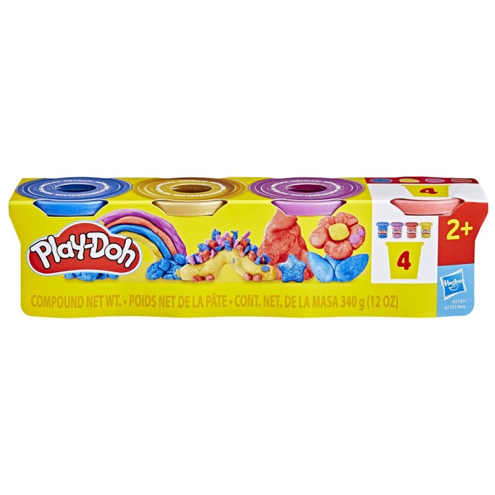 PLAY-DOH Specialty Compound 4 Pack Metallic i gruppen LEGETØJ, BØRN & BABY / Legetøj / Legesæt hos TP E-commerce Nordic AB (D31597)
