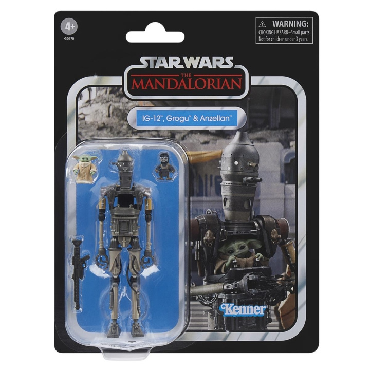 Star Wars The Vintage Collection 3.75 Inch (9,5cm) Figure IG-12, Grogu & Anzellan i gruppen LEGETØJ, BØRN & BABY / Legetøj / Figurer, miniaturer og tilbehør hos TP E-commerce Nordic AB (D31611)