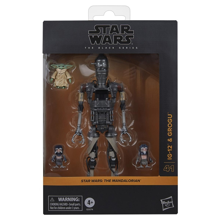 Star Wars The Black Series 6 Inch Figure IG-12 & Grogu i gruppen LEGETØJ, BØRN & BABY / Legetøj / Figurer, miniaturer og tilbehør hos TP E-commerce Nordic AB (D31638)
