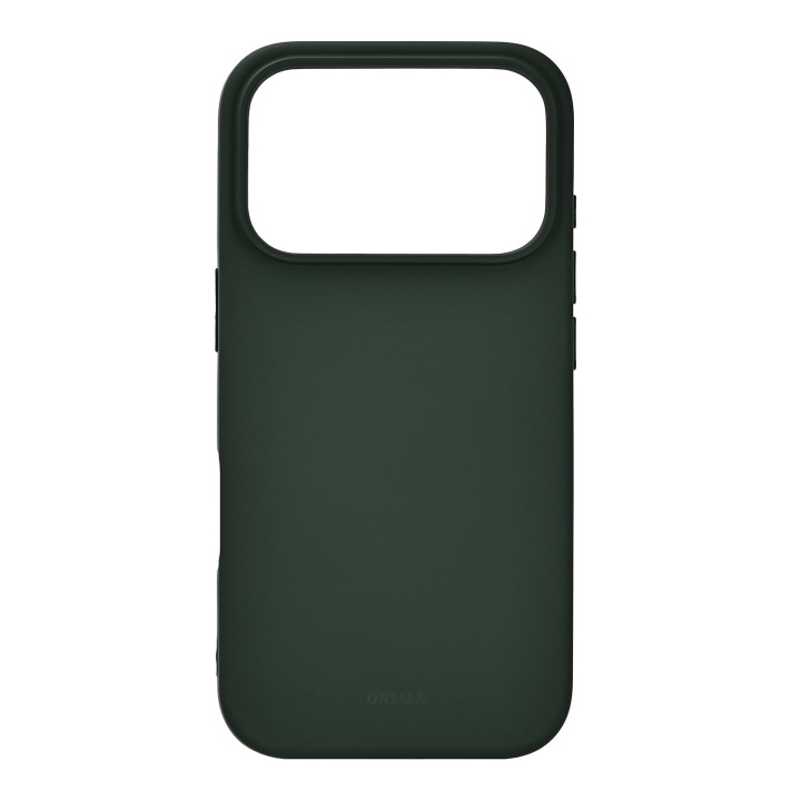 Onsala Mobilcover med Silikone Feel Olive Green - iPhone 17 Pro i gruppen SMARTPHONES & TABLETS / Mobil Beskyttelse / Apple / iPhone 17 hos TP E-commerce Nordic AB (D31767)