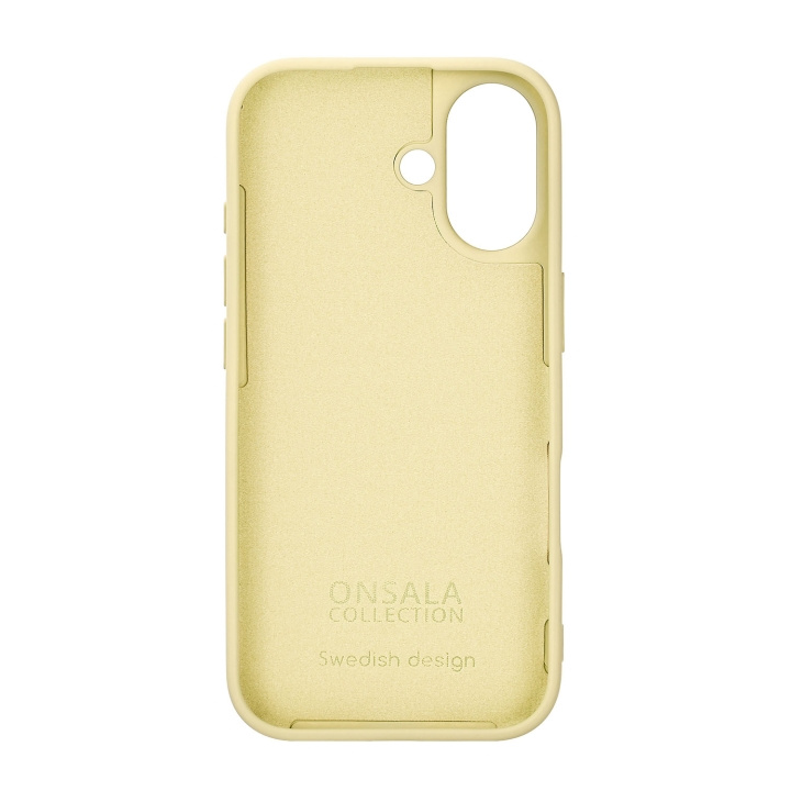 Onsala Mobilcover med Silikone Feel Lemon - iPhone 17 i gruppen SMARTPHONES & TABLETS / Mobil Beskyttelse / Apple / iPhone 17 hos TP E-commerce Nordic AB (D31770)