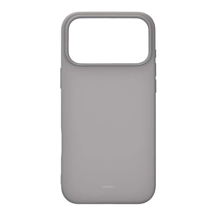 Onsala Mobilcover med Silikone Feel Concrete - iPhone 17 Pro Max i gruppen SMARTPHONES & TABLETS / Mobil Beskyttelse / Apple / iPhone 17 hos TP E-commerce Nordic AB (D31800)