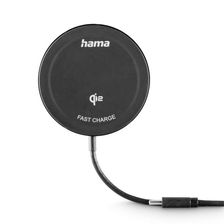 Hama Trådløs Opladning - Qi2 Hurtig Opladning - 15W Sort i gruppen SMARTPHONES & TABLETS / Opladere og kabler / Trådløs Qi oplader hos TP E-commerce Nordic AB (D31925)