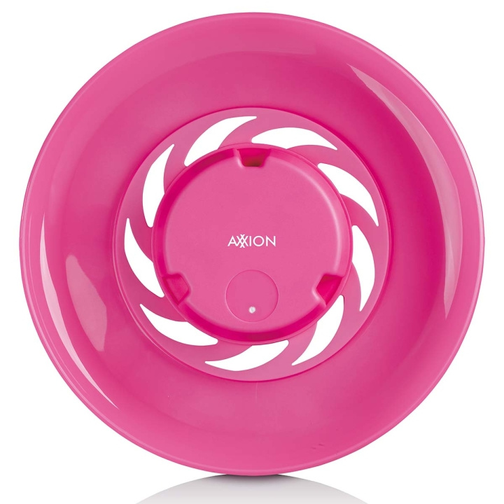 AXXION Bluetooth-højttaler Frisbee Pink i gruppen HJEMMEELEKTRONIK / Lyd & billede / Højttalere & tilbehør / Bluetooth-højttalere / Bærbare højttalere hos TP E-commerce Nordic AB (D32116)