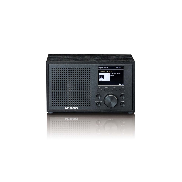 Lenco Mono DAB+ FM-radio med Bluetooth® Sort i gruppen HJEMMEELEKTRONIK / Lyd & billede / Hjemmebiograf, HiFi & Bærbar / Radio og vækkeure / Radio hos TP E-commerce Nordic AB (D32185)