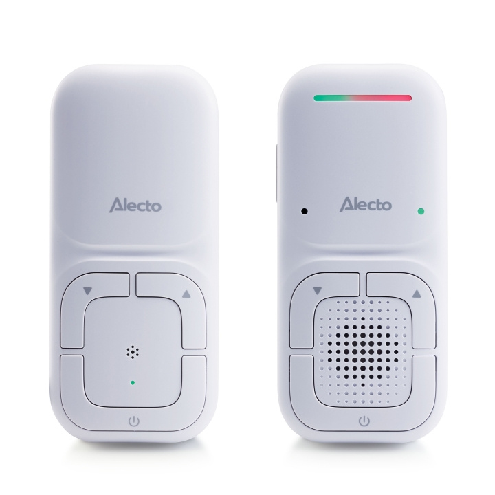 Alecto Moderne Full Eco audio-babyalarm med krystalklar DECT-lydkvalitet og lang standbytid Hvid i gruppen LEGETØJ, BØRN & BABY / Børns sikkerhed / Babyalarmer hos TP E-commerce Nordic AB (D32188)