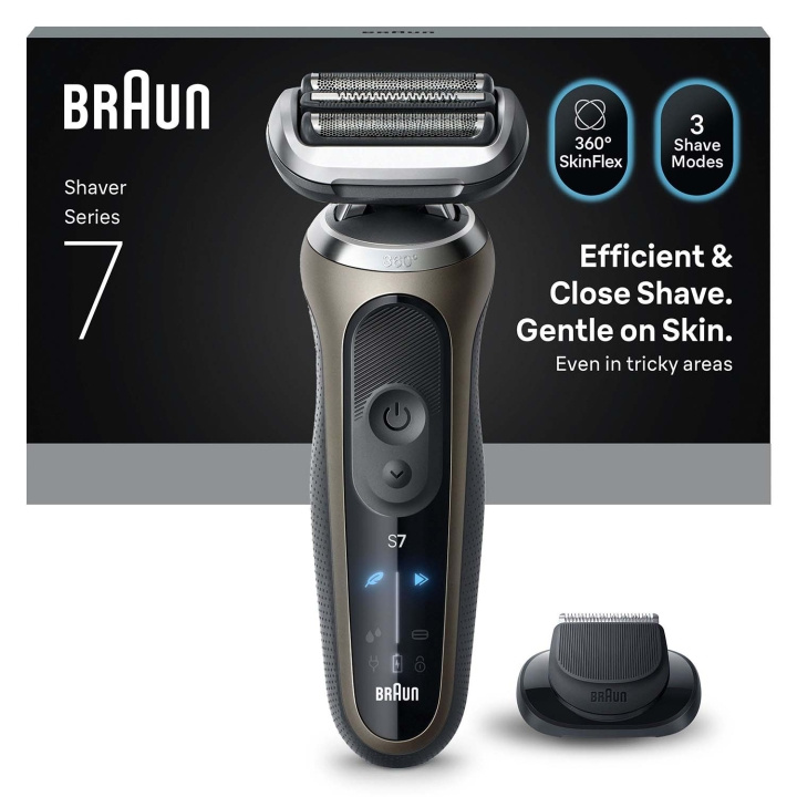 Braun Series 7 elektrisk barbermaskine 72-C1200s i gruppen SKØNHED & HELSE / Hår og styling / Barbering og trimning / Barbermaskiner hos TP E-commerce Nordic AB (D32474)