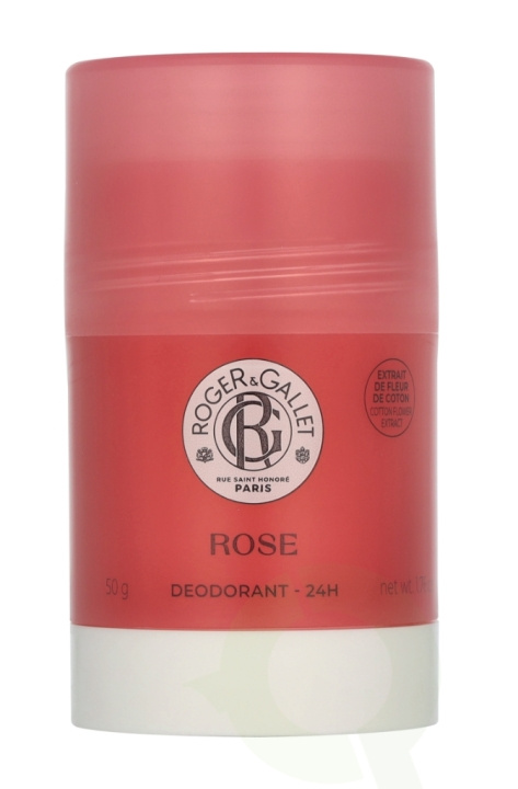 Roger & Gallet Rose Deodorant Stick 24H 50 g i gruppen SKØNHED & HELSE / Duft & Parfume / Deodorant / Deo for hende hos TP E-commerce Nordic AB (D32549)