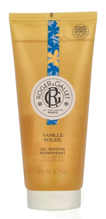 Roger & Gallet Beneficial Shower Gel Vanille Soleil 200 ml i gruppen SKØNHED & HELSE / Hudpleje / Kropspleje / Bad & brusecreme hos TP E-commerce Nordic AB (D32552)