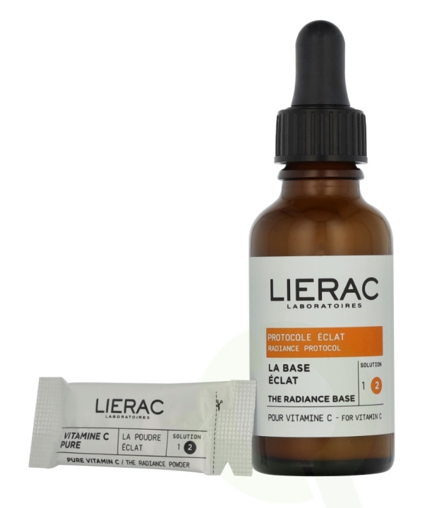 Lierac Paris Lierac Radiance Protocol Set 32.8 ml Concentrated Serum C 30ml/Vitamin C Pure Sachets 14 x 0,2g i gruppen SKØNHED & HELSE / Hudpleje / Ansigt / Hudserum hos TP E-commerce Nordic AB (D32573)