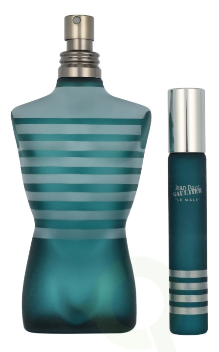 Jean Paul Gaultier Le Male Giftset 145 ml Edt Spray 125ml/Edp Spray 20ml i gruppen SKØNHED & HELSE / Gaveæske / Gaveæske til ham hos TP E-commerce Nordic AB (D32665)