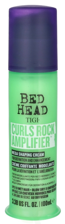TIGI Bed Head Curls Rock Amplifier Mega Shaping Cream 100 ml i gruppen SKØNHED & HELSE / Hår og styling / Hår styling / Styling creme hos TP E-commerce Nordic AB (D32671)