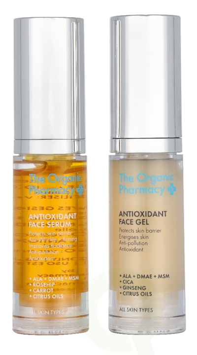The Organic Pharmacy Antioxidant Mini Set 10 ml Antioxidant Face Gel 5ml/Antioxidant Face Serum 5ml i gruppen SKØNHED & HELSE / Hudpleje / Ansigt / Rengøring hos TP E-commerce Nordic AB (D32823)