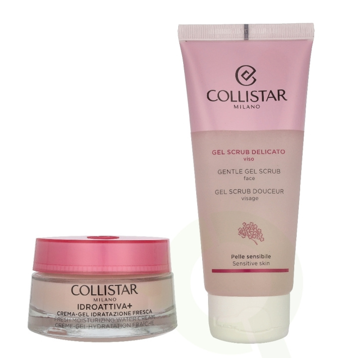 Collistar Idroattiva Set 150 ml Fresh Hydration Cream-Gel 50ml/Gentle Scrub 100 ml i gruppen SKØNHED & HELSE / Hudpleje / Ansigt / Rengøring hos TP E-commerce Nordic AB (D32831)