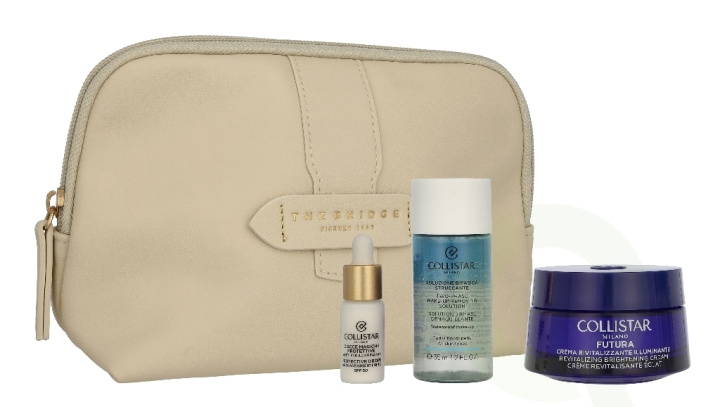 Collistar Futura Set 90 ml Futura Day Cream 50 ml / Mini Bifase Cleanser 35 ml / Mini Protective Drops 5 ml / Pouch i gruppen SKØNHED & HELSE / Hudpleje / Ansigt hos TP E-commerce Nordic AB (D32834)