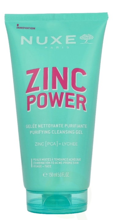 Nuxe Zinc Power Purifying Cleansing Gel 150 ml i gruppen SKØNHED & HELSE / Hudpleje / Ansigt / Rengøring hos TP E-commerce Nordic AB (D32879)