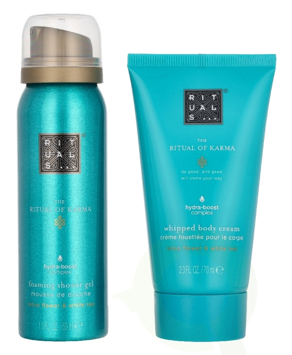 Rituals Karma Giftset 120 ml 48h Hydrating Body Cream 70 ml/Foaming Shower Gel 50 ml i gruppen SKØNHED & HELSE / Gaveæske / Gaveæske til hende hos TP E-commerce Nordic AB (D32894)
