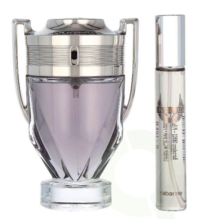 Paco Rabanne Invictus Giftset 120 ml Edt Spray 100ml/Edt Spray 20ml i gruppen SKØNHED & HELSE / Duft & Parfume / Parfume hos TP E-commerce Nordic AB (D32934)