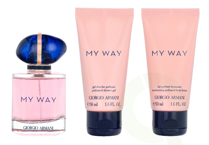 Armani My Way Giftset 150 ml Edp Spray 50ml/Shower Gel 50ml/Body Lotion 50ml i gruppen SKØNHED & HELSE / Gaveæske / Gaveæske til hende hos TP E-commerce Nordic AB (D33017)