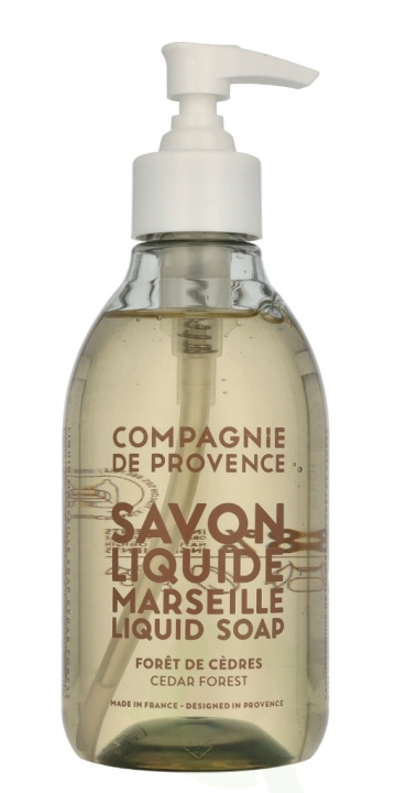 Compagnie De Provence Liquid Marseille Soap 300 ml Cedar Forest i gruppen SKØNHED & HELSE / Hudpleje / Kropspleje / Duft sæbe hos TP E-commerce Nordic AB (D33030)