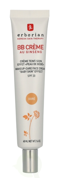 Erborian BB Cream Au Ginseng 5-In-1 Baby Skin Effect SPF20 40 ml Dore i gruppen SKØNHED & HELSE / Hudpleje / Ansigt / Dagcreme hos TP E-commerce Nordic AB (D33055)