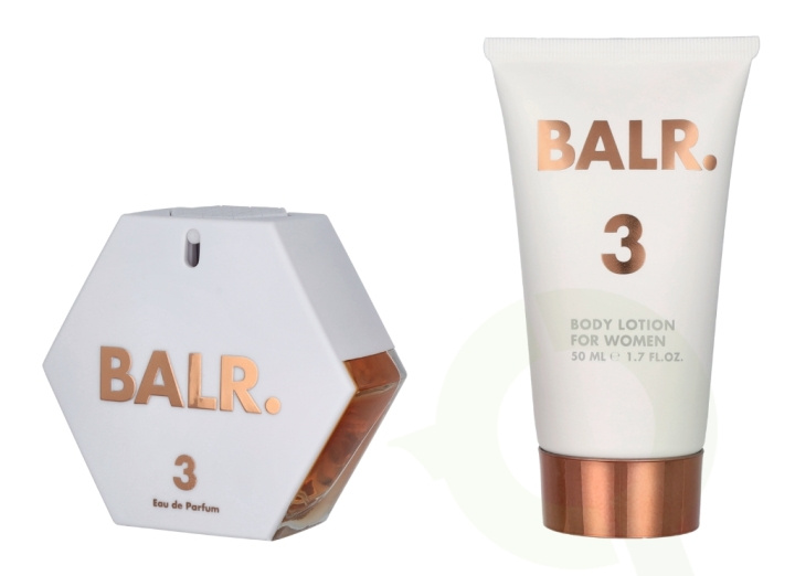 Balr. 3 FOR WOMEN Giftset 80 ml Holidays 2023-2024 -Edp Spray 30ml/Body Lotion 50ml i gruppen SKØNHED & HELSE / Gaveæske / Gaveæske til hende hos TP E-commerce Nordic AB (D33489)