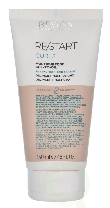 Revlon Re/Start Curls Multipurpose Get-To-Oil 150 ml i gruppen SKØNHED & HELSE / Hudpleje / Ansigt / Ansigtsolie hos TP E-commerce Nordic AB (D33545)