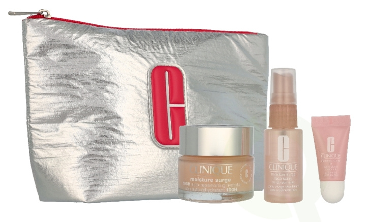 Clinique Moisture Surge Value Set 87 ml Moisture Surge 100-Hour Auto-Replenishing Hydrator 50ml/Moisture Surge Face Spray 30ml/Moisture Surge Lip Hydro-Plump Treatment 7ml i gruppen SKØNHED & HELSE / Gaveæske / Gaveæske til hende hos TP E-commerce Nordic AB (D33563)