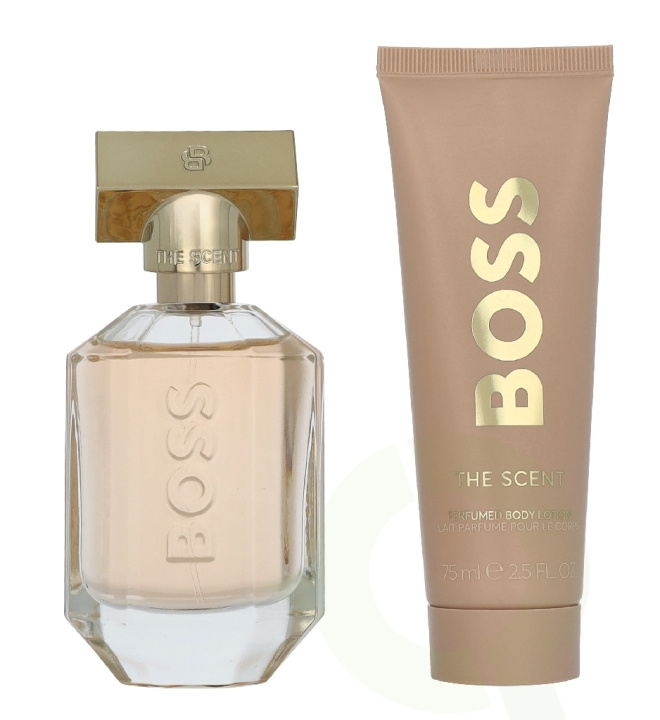 Hugo Boss The Scent Giftset 125 ml Edp Spray 50ml/Body Lotion 75ml i gruppen SKØNHED & HELSE / Duft & Parfume / Parfume / Parfume til hende hos TP E-commerce Nordic AB (D33567)