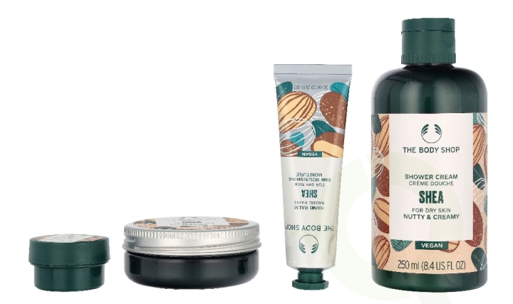The Body Shop G3 Small Shea Giftset 140 ml Hand Cream 30ml/Body Butter 50ml/Shower Cream 60ml i gruppen SKØNHED & HELSE / Gaveæske / Gaveæske til hende hos TP E-commerce Nordic AB (D33569)