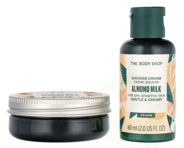 The Body Shop G1 Almond Milk Duo Set 110 ml Shower Cream 60 ml/Body Butter 50ml i gruppen SKØNHED & HELSE / Hudpleje / Kropspleje / Body lotion hos TP E-commerce Nordic AB (D33575)