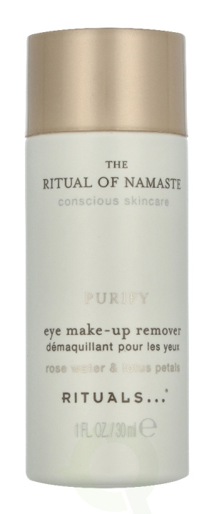 Rituals Namaste Purify Eye Make-Up Remover 30 ml Rose Water & Lotus Petals i gruppen SKØNHED & HELSE / Makeup / Makeup fjerner hos TP E-commerce Nordic AB (D33608)