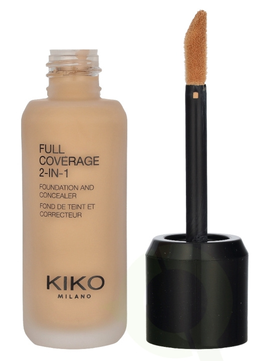 Kiko Milano Full Coverage 2 In 1 Foundation & Concealer 25 ml WR15 i gruppen SKØNHED & HELSE / Makeup / Makeup ansigt / Foundation hos TP E-commerce Nordic AB (D33625)