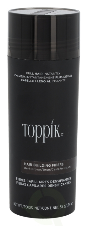 Toppik Hair Building Fibers - Dark Brown 55 g i gruppen SKØNHED & HELSE / Hår og styling / Hår styling hos TP E-commerce Nordic AB (D33665)