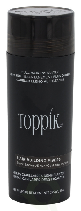 Toppik Hair Building Fibers - Dark Brown 27.5 g i gruppen SKØNHED & HELSE / Hår og styling / Hår styling hos TP E-commerce Nordic AB (D33670)