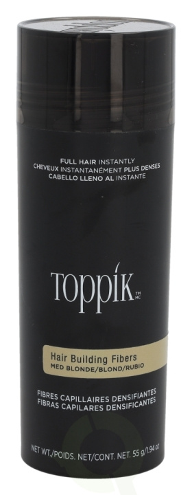 Toppik Hair Building Fibers - Medium Blonde 55 g i gruppen SKØNHED & HELSE / Hår og styling / Hår styling hos TP E-commerce Nordic AB (D33671)