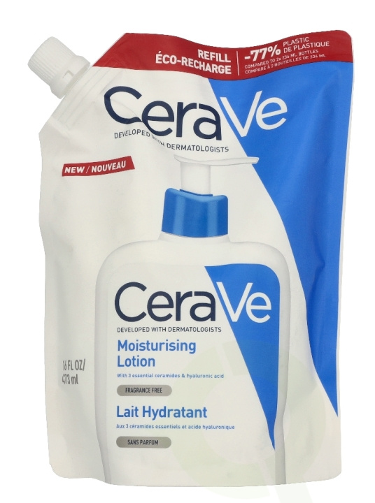 Cerave Moisturising Lotion Eco Refill 473 ml i gruppen SKØNHED & HELSE / Hudpleje / Kropspleje / Body lotion hos TP E-commerce Nordic AB (D33677)