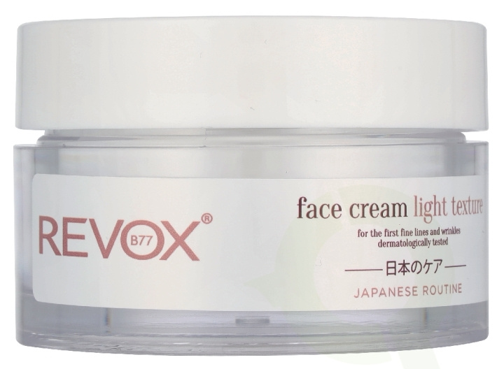 Revox B77 Japanese Ritual Face Cream Light Texture 50 ml i gruppen SKØNHED & HELSE / Hudpleje / Ansigt / Dagcreme hos TP E-commerce Nordic AB (D33775)